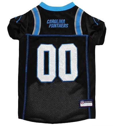 Pets First Carolina Panthers Mesh Dog Jersey