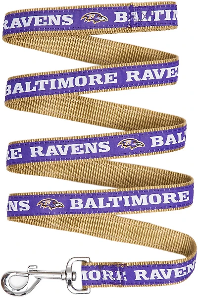 Pets First Baltimore Ravens Dog Leash