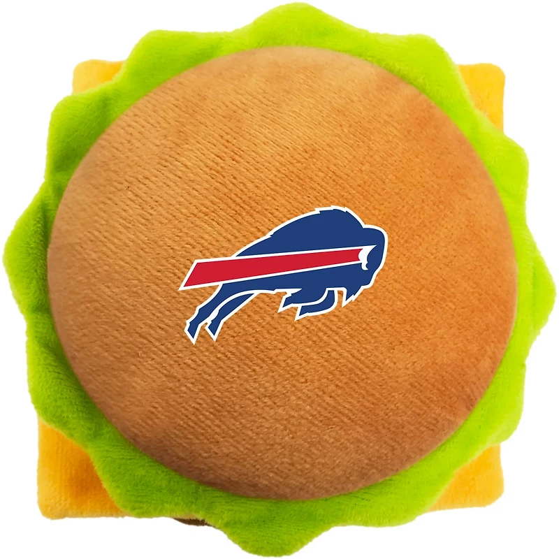 Pets First Buffalo Bills Hamburger Dog Toy