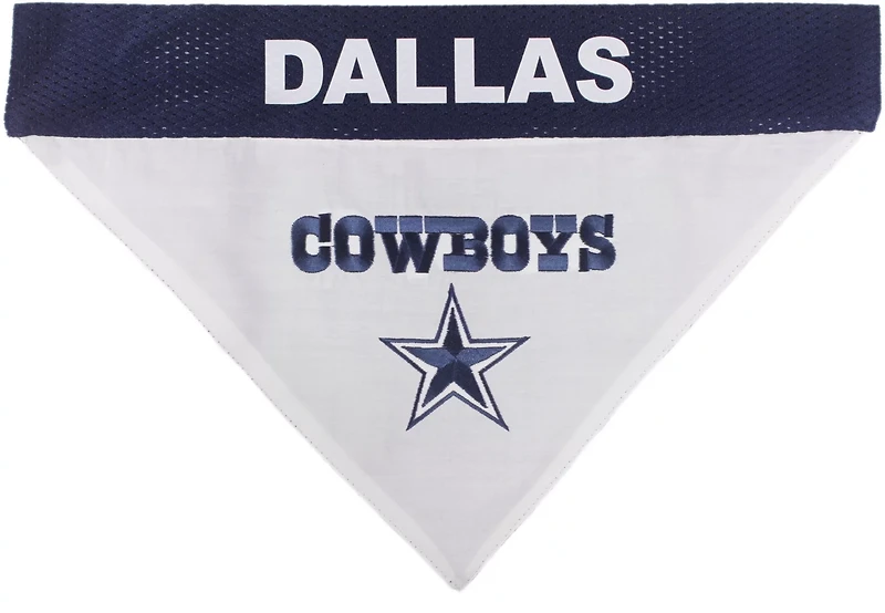 Pets First Dallas Cowboys Reversible Dog Bandana