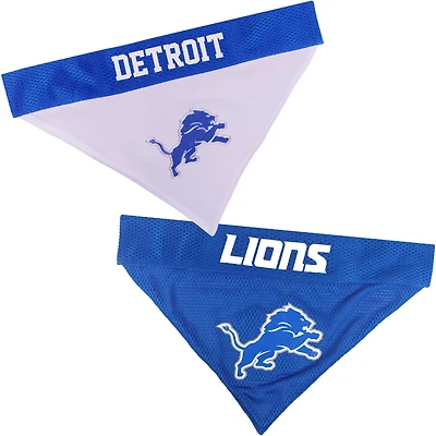 Pets First Detroit Lions Reversible Dog Bandana