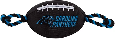 Pets First Carolina Panthers Nylon Football Rope Dog Toy