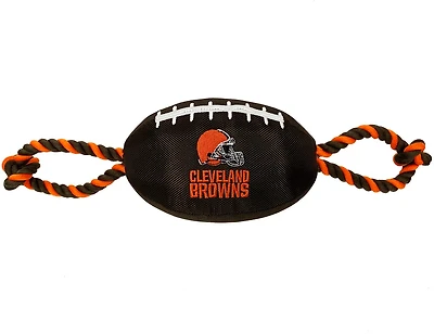 Pets First Cleveland Browns Nylon Football Rope Dog Toy