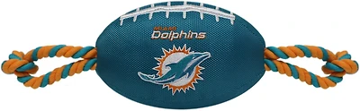 Pets First Miami Dolphins Nylon Football Rope Dog Toy