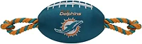 Pets First Miami Dolphins Nylon Football Rope Dog Toy