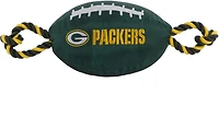 Pets First Green Bay Packers Nylon Football Rope Dog Toy