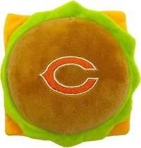 Pets First Chicago Bears Hamburger Dog Toy