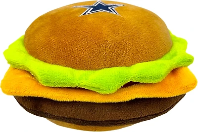 Pets First Dallas Cowboys Hamburger Dog Toy