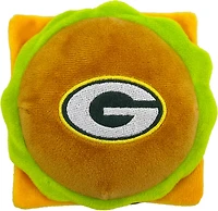 Pets First Green Bay Packers Hamburger Dog Toy