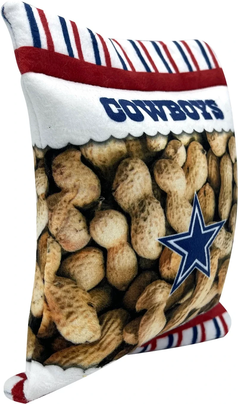 Pets First Dallas Cowboys Peanut Bag Dog Toy