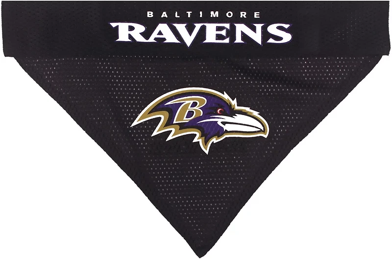 Pets First Baltimore Ravens Reversible Dog Bandana