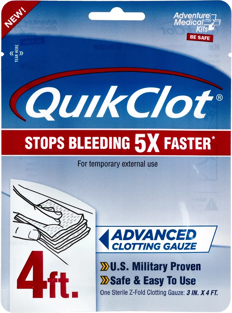 QuikClot 3 x 48 in Gauze 2-Pack