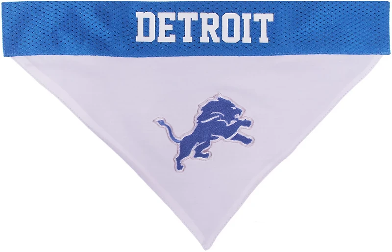 Pets First Detroit Lions Reversible Dog Bandana