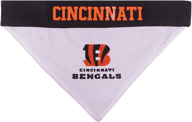 Pets First Cincinnati Bengals Reversible Dog Bandana
