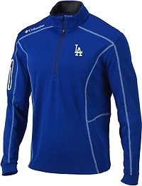 Columbia Sportswear Men's Los Angeles Dodgers Shotgun 1/4 Zip Pullover