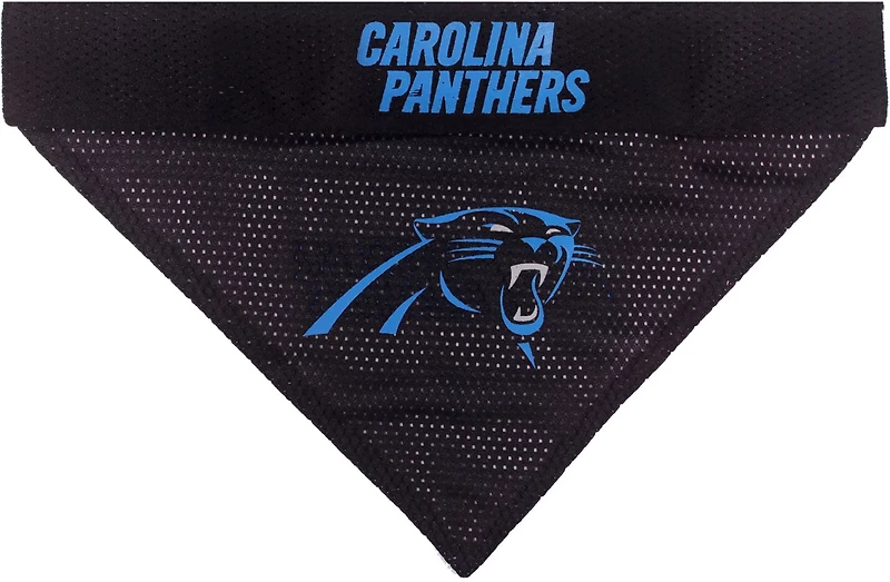 Pets First Carolina Panthers Reversible Dog Bandana