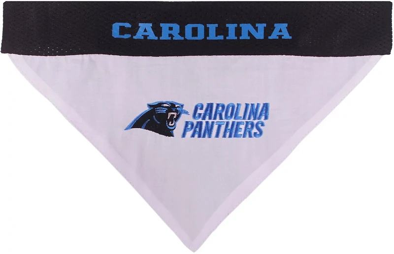 Pets First Carolina Panthers Reversible Dog Bandana