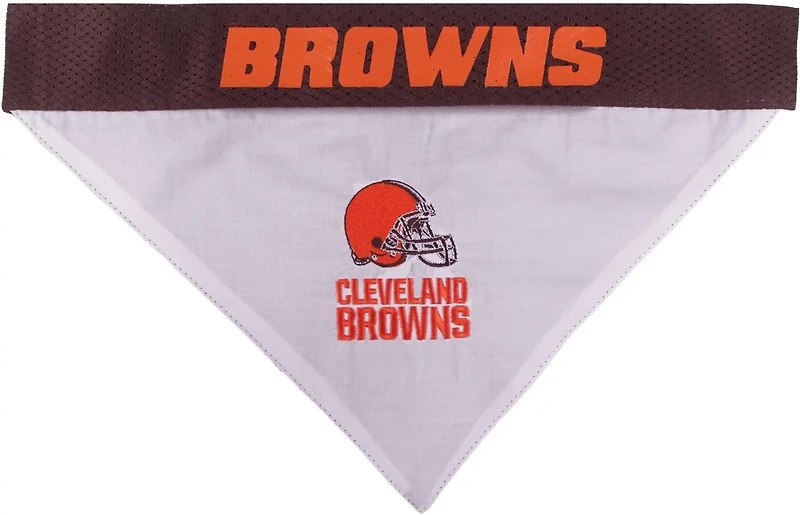 Pets First Cleveland Browns Reversible Dog Bandana