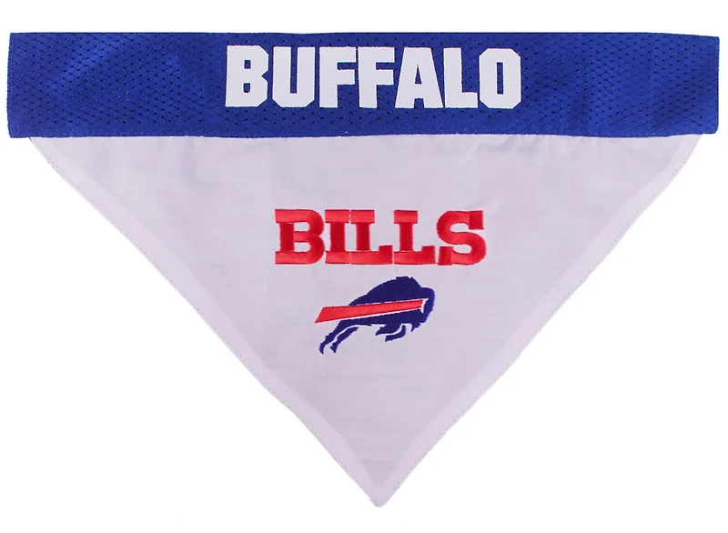 Pets First Buffalo Bills Reversible Dog Bandana
