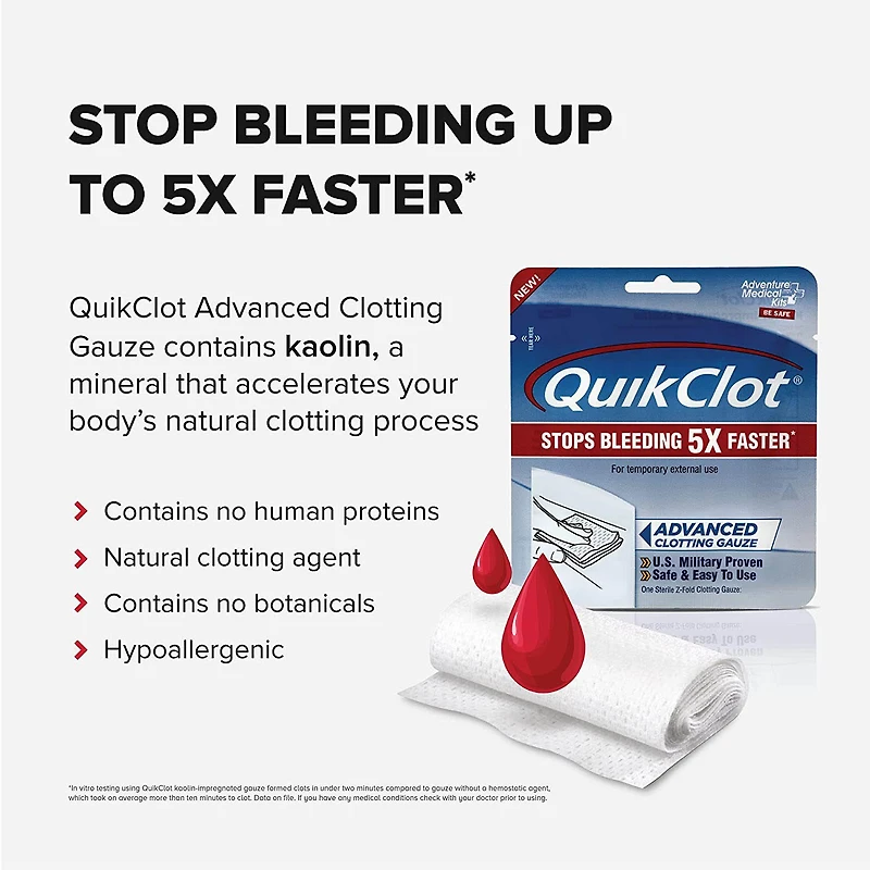 QuikClot Trauma Pak 2-Pack