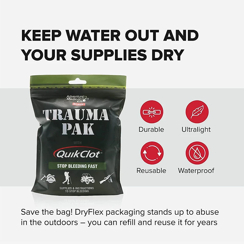 QuikClot Trauma Pak 2-Pack