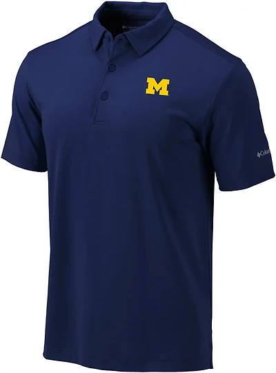 Columbia Sportswear Men's University of Michigan Drive Polo Shirt