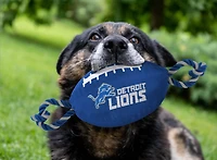 Pets First Detroit Lions Nylon Football Rope Dog Toy
