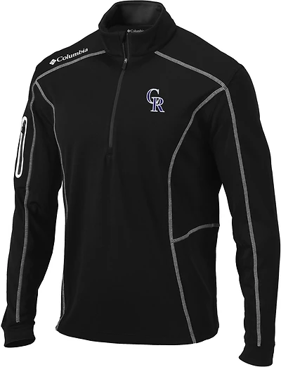 Columbia Sportswear Men's Colorado Rockies Shotgun 1/4 Zip Pullover