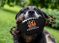 Pets First Cincinnati Bengals Nylon Football Rope Dog Toy