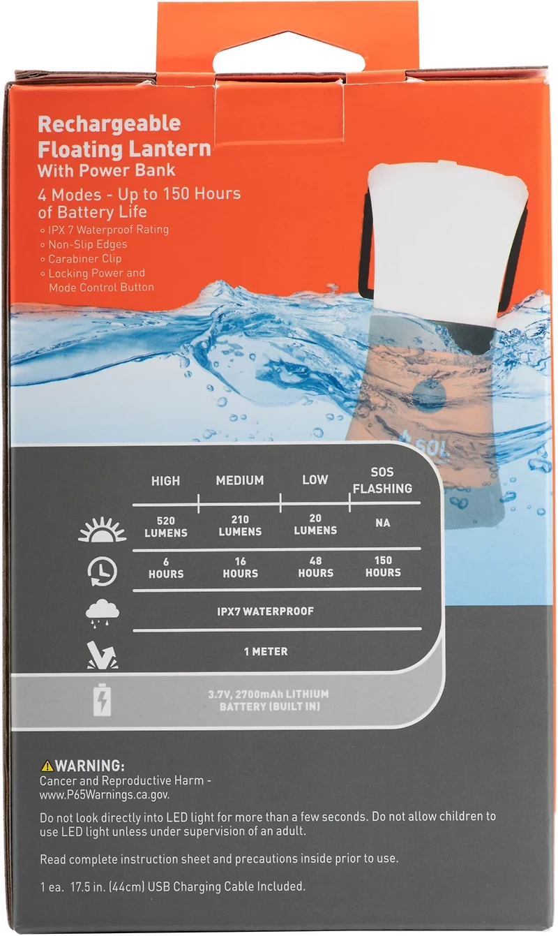 SOL Floating Powerbank Lantern