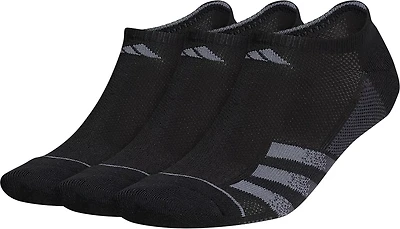 adidas Men's Superlite Stripe III No Show 3-Pack