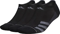 adidas Men's Superlite Stripe III No Show 3-Pack