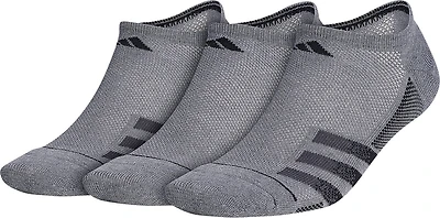 adidas Men's Superlite Stripe III No Show 3-Pack
