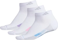 adidas Women's Superlite Stripe III Low Cut Socks 3-Pack