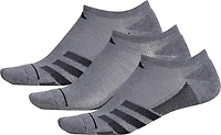 adidas Men's Superlite Stripe III No Show 3-Pack