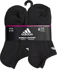 adidas Women's No-Show Socks 6 Pack