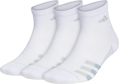 adidas Men's Superlite Stripe III Quarter Socks 3-Pack
