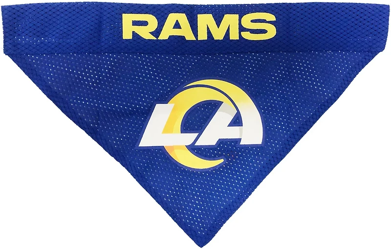 Pets First Los Angeles Rams Reversible Dog Bandana
