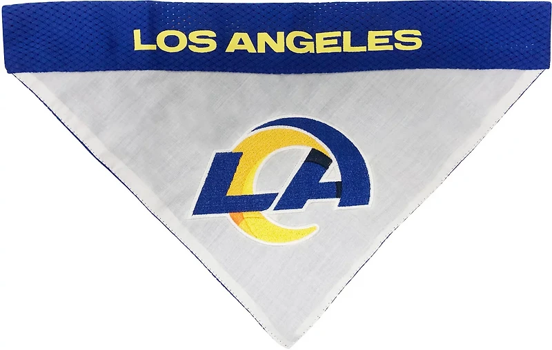 Pets First Los Angeles Rams Reversible Dog Bandana