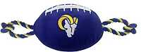 Pets First Los Angeles Rams Nylon Football Rope Dog Toy