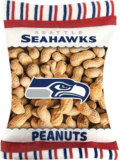 Pets First Seattle Seahawks Peanut Bag Dog Toy