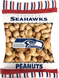 Pets First Seattle Seahawks Peanut Bag Dog Toy