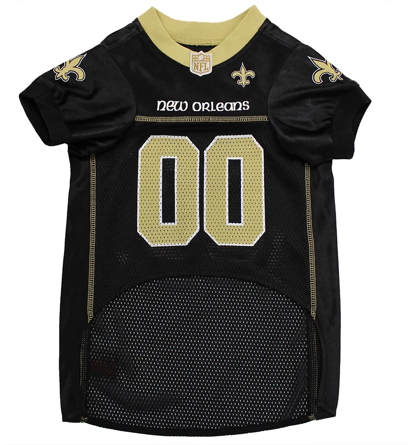 Pets First New Orleans Saints Mesh Dog Jersey