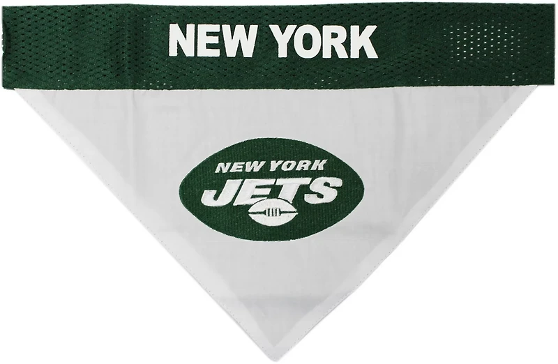 Pets First New York Jets Reversible Dog Bandana