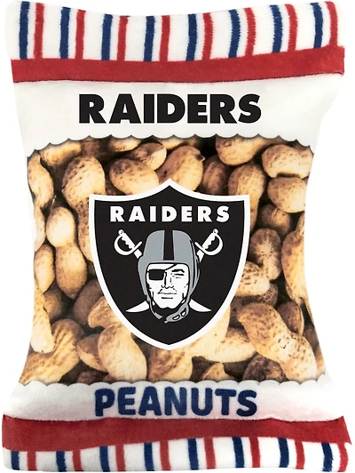 Pets First Oakland Raiders Peanut Bag Dog Toy