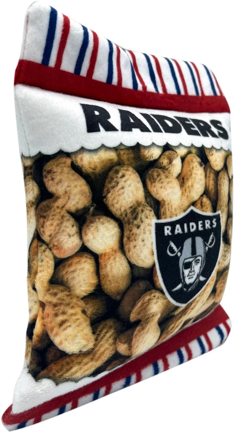 Pets First Oakland Raiders Peanut Bag Dog Toy