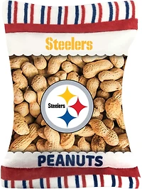 Pets First Pittsburgh Steelers Peanut Bag Dog Toy