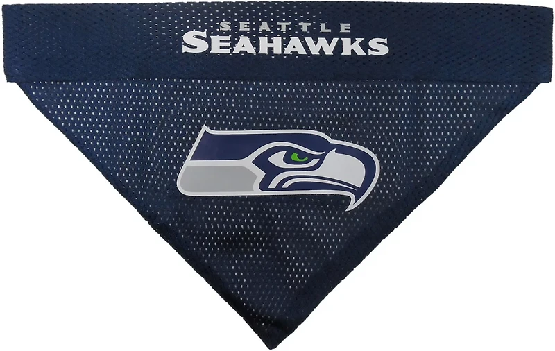 Pets First Seattle Seahawks Reversible Dog Bandana