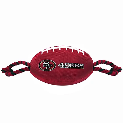 Pets First San Francisco 49ers Nylon Football Rope Dog Toy