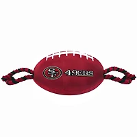 Pets First San Francisco 49ers Nylon Football Rope Dog Toy